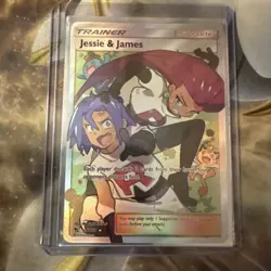 Pokemon TCG Jesse And James Full Art Trainer Card 68/68 Hidden Fates Mint/ NM+ - Image 1