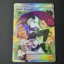 Pokemon TCG Jesse And James Full Art Trainer Card 68/68 Hidden Fates NM - Image 1