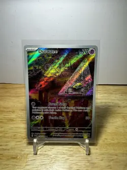 Pokemon Drowzee TCG Illustration Rare Card 210/198 Scarlet & Violet Base Set - Image 1