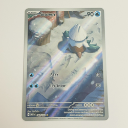 Snover IR 140/132 Mega Evolution Illustration Rare Holo Pokemon TCG NM Card - Image 1