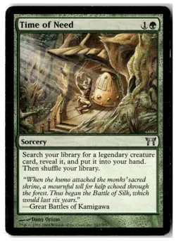 MTG Time of Need - Champions of Kamigawa Heavily Played English - Image 1