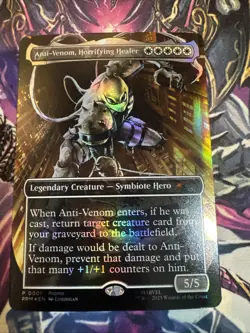 MTG Marvel Spider Man Anti-Venom Horrifying Healer 0001 (Foil) Promo *Card Only* - Image 1