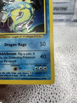 Gyarados 6/102 Base Set Holo Rare Pokemon Card - Image 5