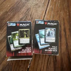 World's Smallest Magic the Gathering Vraska Deck Card Game Lot of 2 Vraska Jace - Image 2