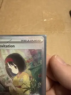 Pokemon TCG Scarlet & Violet Trainer Supporter Erika's Invitation Card 203/165 - Image 3