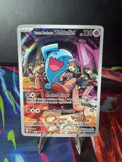 Pokemon Card - Team Rocket's Wobbuffet Scarlet & Violet Promo 203 Holo - Image 3