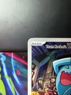 Pokemon Card - Team Rocket's Wobbuffet Scarlet & Violet Promo 203 Holo - Image 4