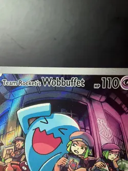 Pokemon Card - Team Rocket's Wobbuffet Scarlet & Violet Promo 203 Holo - Image 5