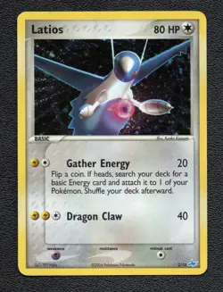 Latios 2/10 Holo EX Trainer Kit Latias & Latios 2004 Pokemon Card NM - Image 1