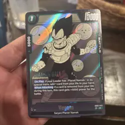 Vegeta SB02-045 Rare Foil Manga Booster 02 Dragon Ball Super Card Game | NM - Image 1