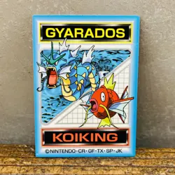 (EX) Pokemon Karuta Playing Card Magikarp Gyarados Japanese Vintage Yochien - Image 5