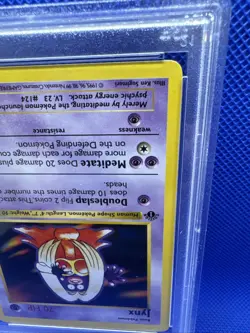 1999 Pokemon Game Base Shadowless 1st Edition English Card-PSA 7.5 Jynx 31/102 - Image 5