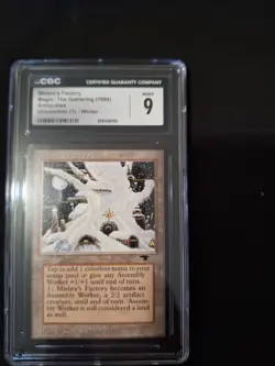 Mishra's Factory (Winter) Antiquities CGC 9 MINT! - Image 1