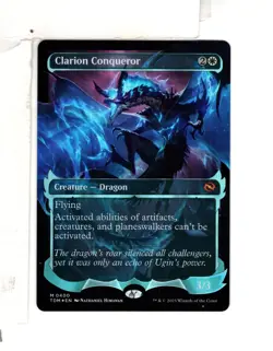 MTG SkeenAB Clarion Conqueror SHOWCASE FOIL from TDM. NM. - Image 1