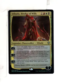 MTG SkeenAB Dihada Binder of Wills FOIL from DMC. NM. - Image 1