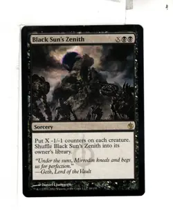 MTG SkeenAB Black Sun's Zenith from Mirrodin Besieged. NM. - Image 1