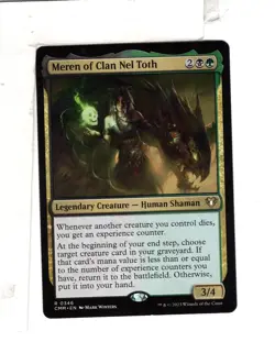 MTG SkeenAB Meren of Clan Nel Toth from Commander Masters. NM. - Image 1