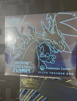 Phantasmal Flames Pokemon Center ETB (Elite Trainer Box) - Pokemon TCG - Sealed - Image 1