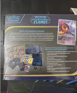 Phantasmal Flames Pokemon Center ETB (Elite Trainer Box) - Pokemon TCG - Sealed - Image 2