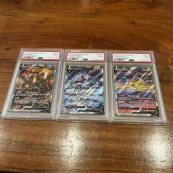 Pokemon Crown Zenith PSA 9 Consecutive LEGENDARY DOG SET - Image 1