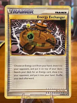 2010 Pokemon HS Undaunted Trainer Energy Exchanger 73/90 Uncommon MP - Image 1
