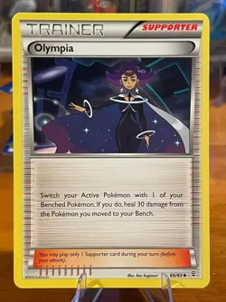 2016 Pokemon XY Generations Trainer Olympia Supporter 66/83 Uncommon MP - Image 1