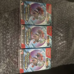 Pokemon TCG Scarlet Violet SV09 Journey Together Build & Battle Bundle LOT 3 New - Image 1