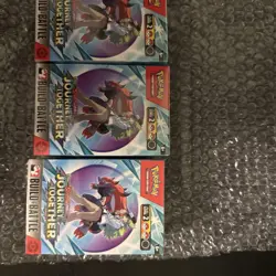 Pokemon TCG Scarlet Violet SV09 Journey Together Build & Battle Bundle LOT 3 New - Image 3