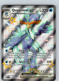 Quaquaval ex SVP 084 2024 Scarlet & Violet Black Star Promo Full Art Holo - Image 1