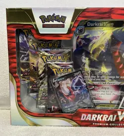 Pokemon TCG: Darkrai VSTAR Premium Collection Box New Factory Sealed 8 Boosters - Image 3