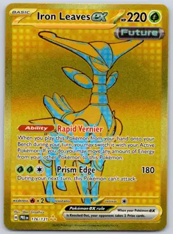 Iron Leaves ex 176/131 (NM) - SV: Prismatic Evolutions - Hyper Rare Pokemon TCG - Image 1