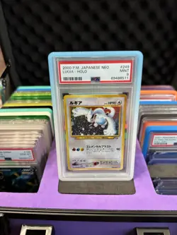2000 pokemon japanese neo 249 lugia-holo psa 9 - Image 1