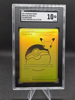 Poke Ball SWSH146 Pokemon Celebrations UPC Promo - SGC Gem Mint 10 - Image 1