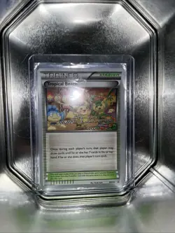 2013 Pokemon World Championships B&W Promos Trainer Stadium Tropical Beach BW50 - Image 1