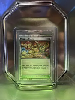 2013 Pokemon World Championships B&W Promos Trainer Stadium Tropical Beach BW50 - Image 2