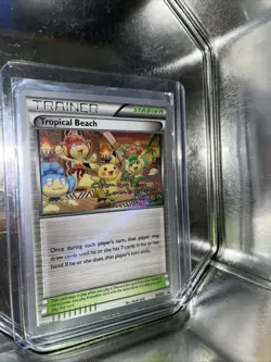2013 Pokemon World Championships B&W Promos Trainer Stadium Tropical Beach BW50 - Image 3