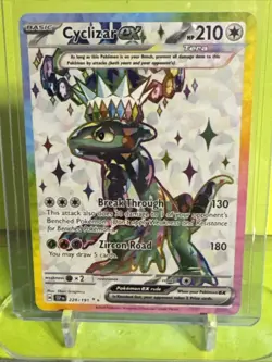 Pokemon TCG Cyclizar EX 228/191 Surging Sparks Full Art Ultra Rare 2024!!! - Image 2