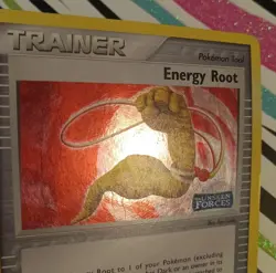Pokemon TCG Energy Root EX Unseen Forces Stamp Reverse Holo 83/115 (2005) - Image 2