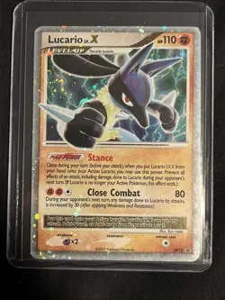 Pokemon TCG Lucario LV X Promo Holo Pokemon Promos Holo Promo Promo - Image 1