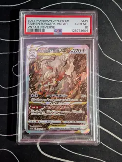 PSA 10 Hisuian Zoroark 234/172 VSTAR Universe S12A Japanese Pokemon Card MINT - Image 1