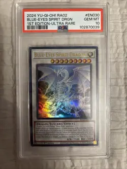 Yu-Gi-Oh! Blue-Eyes Spirit Dragon 1st Edition Super Rare RA02-EN030 PSA 10 - Image 1