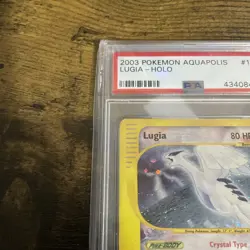 Pokemon Lugia Aquapolis Crystal Holo Secret Rare #149 PSA 1 - Image 3