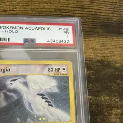 Pokemon Lugia Aquapolis Crystal Holo Secret Rare #149 PSA 1 - Image 4