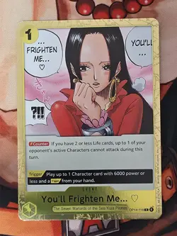 OP14-118 - You'll Frighten Me... ♡ (R) - One Piece TCG - English - Image 1