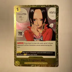 You'll Frighten Me... Boa Hancock OP14-118 Azure Sea's Seven One Piece English - Image 1
