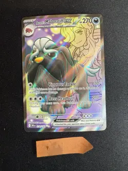 Arven's Mabosstiff ex 218/182 Sv10: Destined Rivals Holo NM Card Tcg Pokemon - Image 1