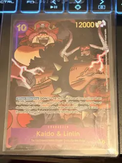 Kaido & Linlin OP08-119 SEC Alt Art Two Legends One Piece TCG NM - Image 1