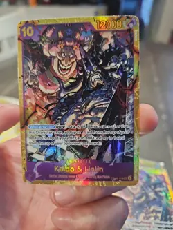 Kaido and Linlin OP08-119 SEC Alt One Piece TCG Two Legends NM Pack Fresh - Image 1