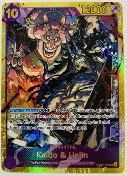 One Piece TCG - Kaido And Linlin - OP08-119 SEC - Two Legends NM - Image 1