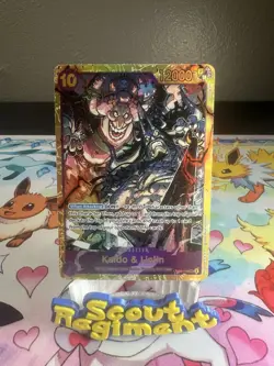 Kaido & Linlin OP08-119 SEC English NM One Piece TCG Two Legends - Image 1